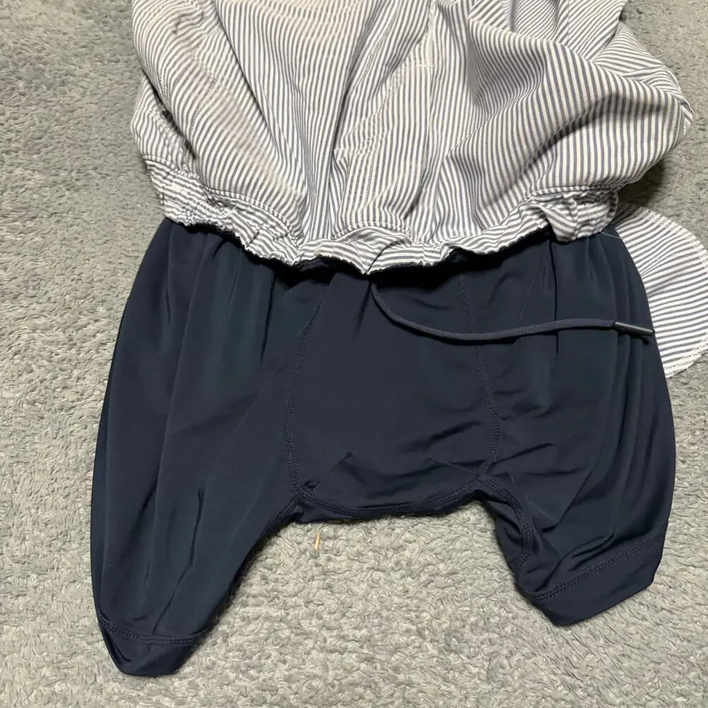 Birddogs Shorts Mens XXL Blue Striped Boom for Your Boomstick Classic Lined